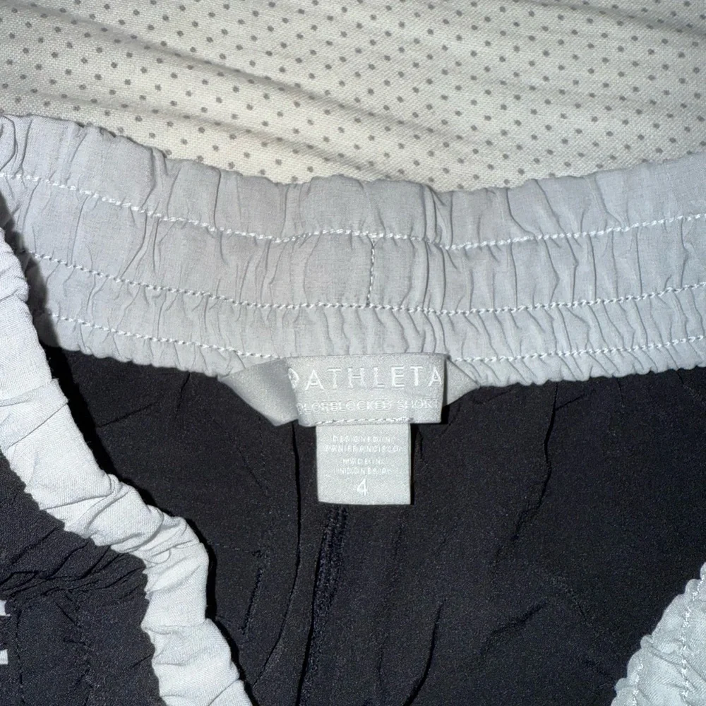 Athleta Black and White Athletic Shorts